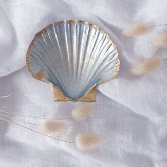 Stutzi Design Aqua Scale Hand Painted Shell